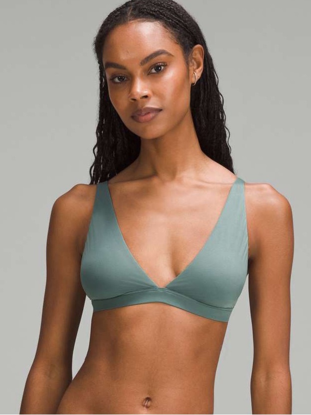 Lululemon • Wondermost Ultra Soft Triangle Bralette Army Green size 12